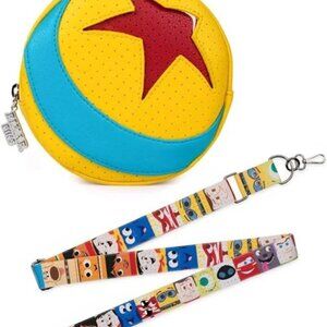 Disney Pixar Luxo Ball Pin Trading Bag & Pin Strap
